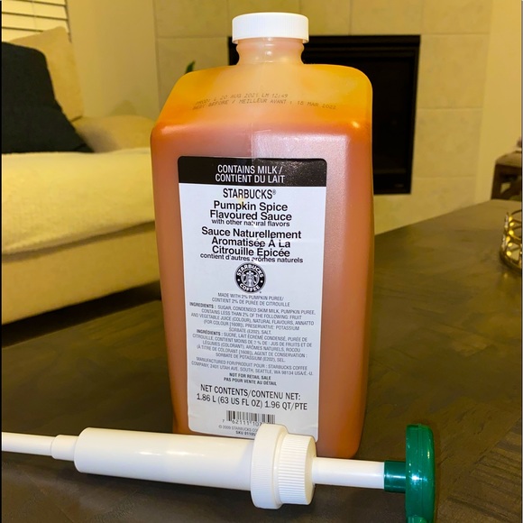 Starbucks pumpkin spice sauce